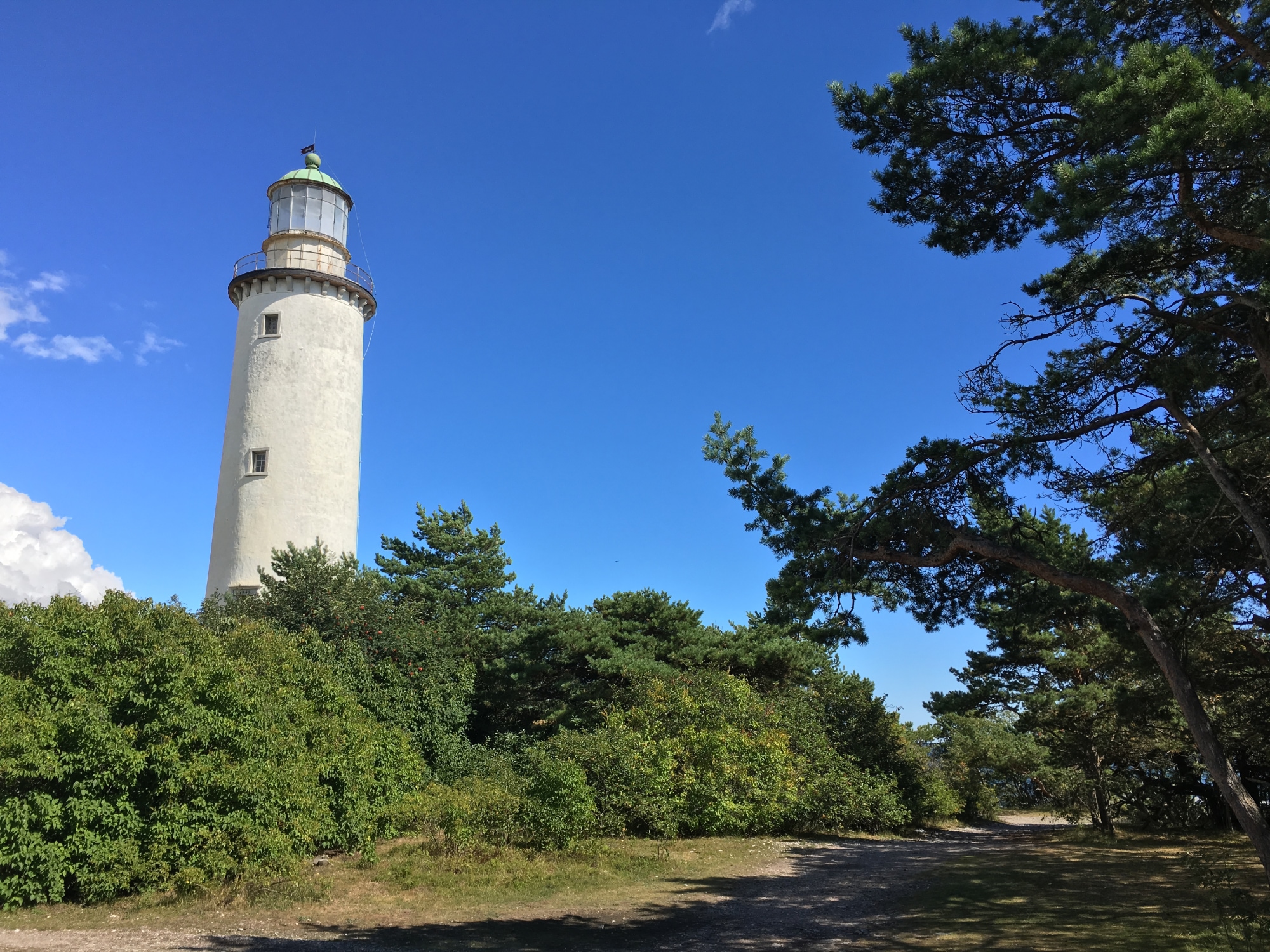 A photo taken at Fårö fyr on Fårö as part of Gotland.