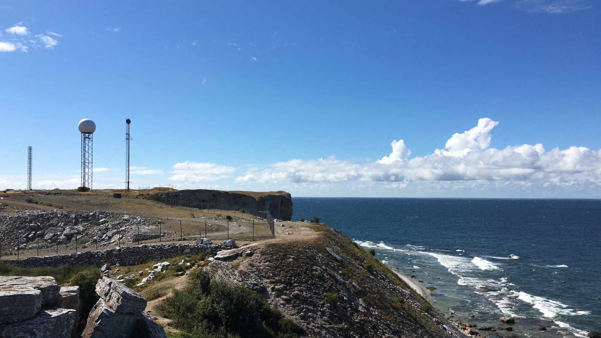 A photo taken at Hoburg on Gotland.