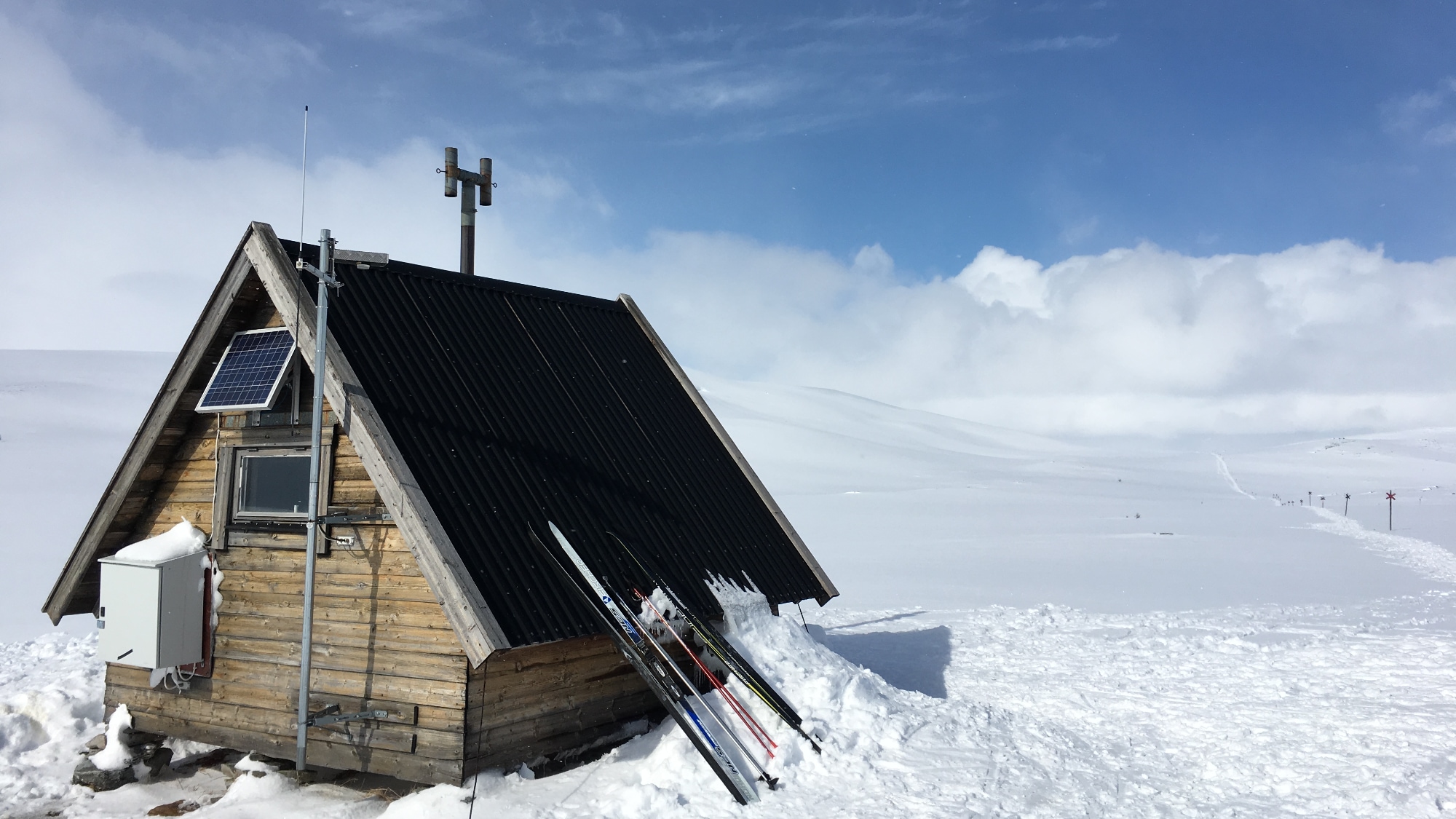 A photo taken on the ski tour from Ramundberget to Tänndalen.