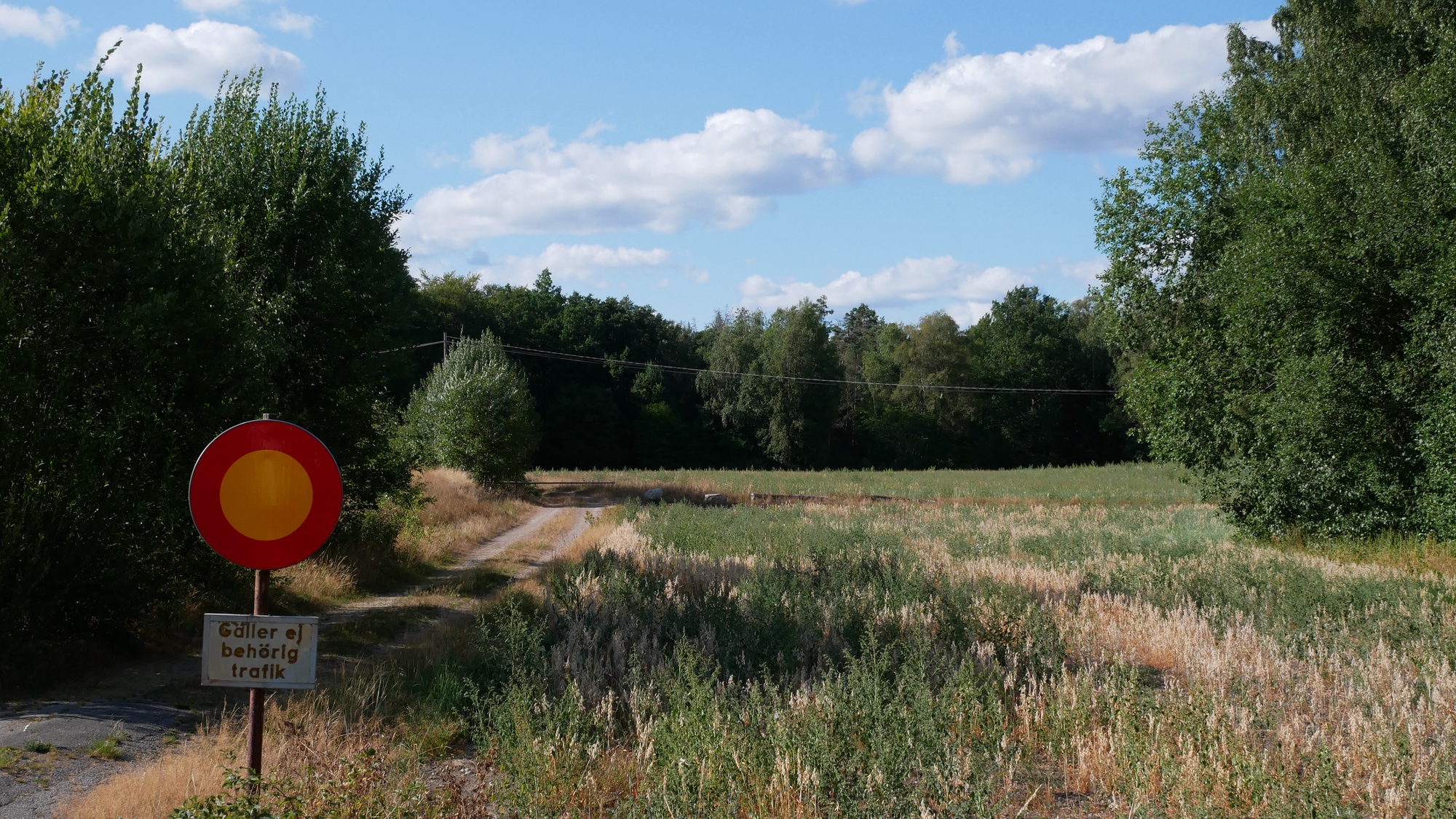 A photo taken in Södra Helgö in Växjö.