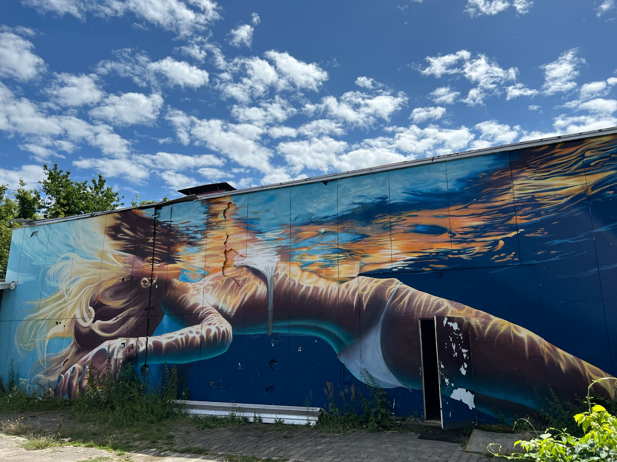 A photo taken at the Teufelsberg in Berlin.