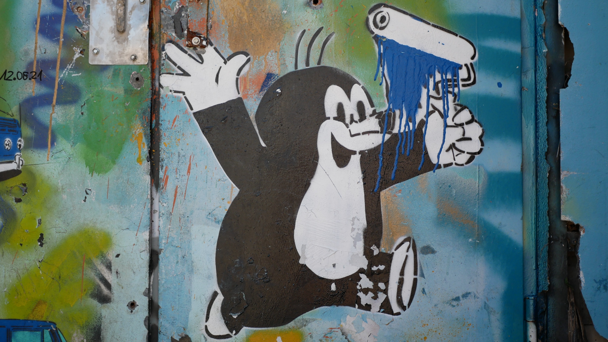 A photo taken at the Teufelsberg in Berlin.