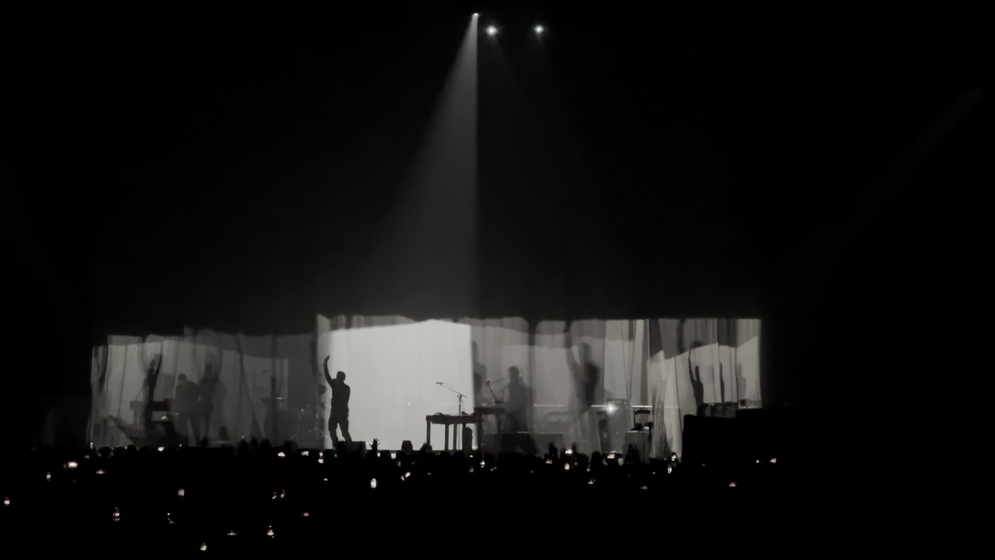 A photo taken at the Nine Inch Nails concert on 2025-07-01 in the Uber Arena in Berlin.