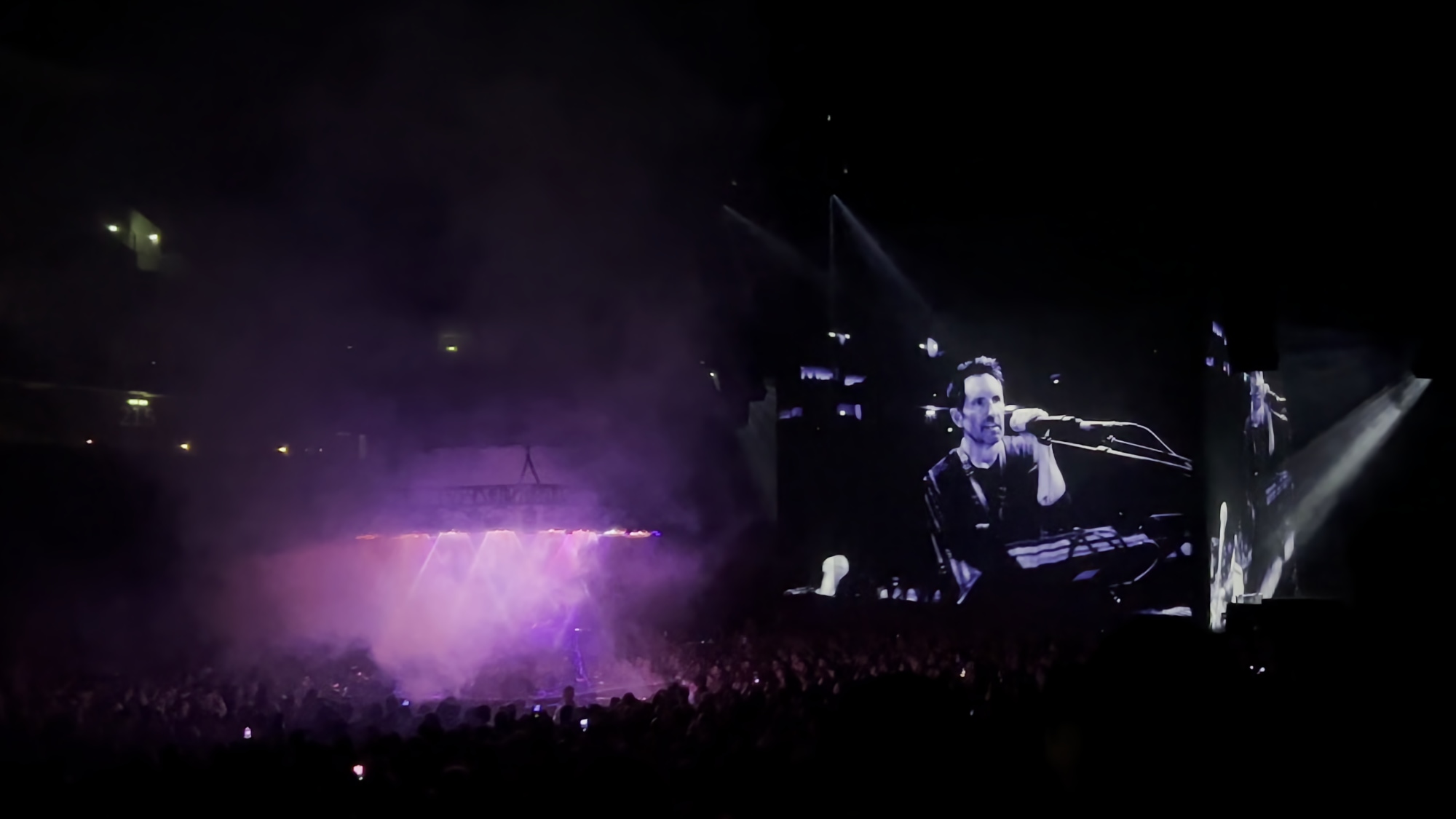 A photo taken at the Nine Inch Nails concert on 2025-07-01 in the Uber Arena in Berlin.