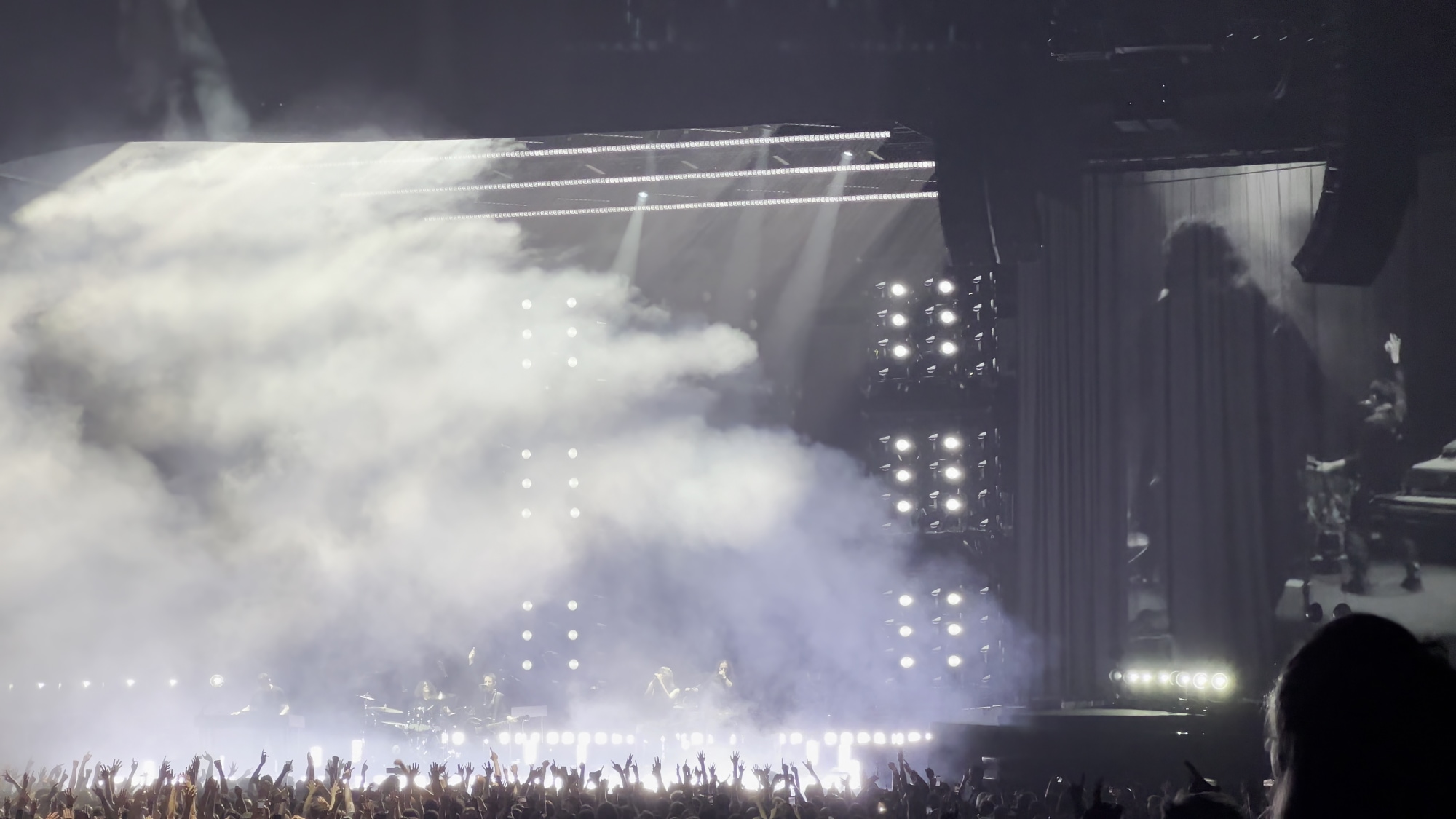 A photo taken at the Nine Inch Nails concert on 2025-07-01 in the Uber Arena in Berlin.